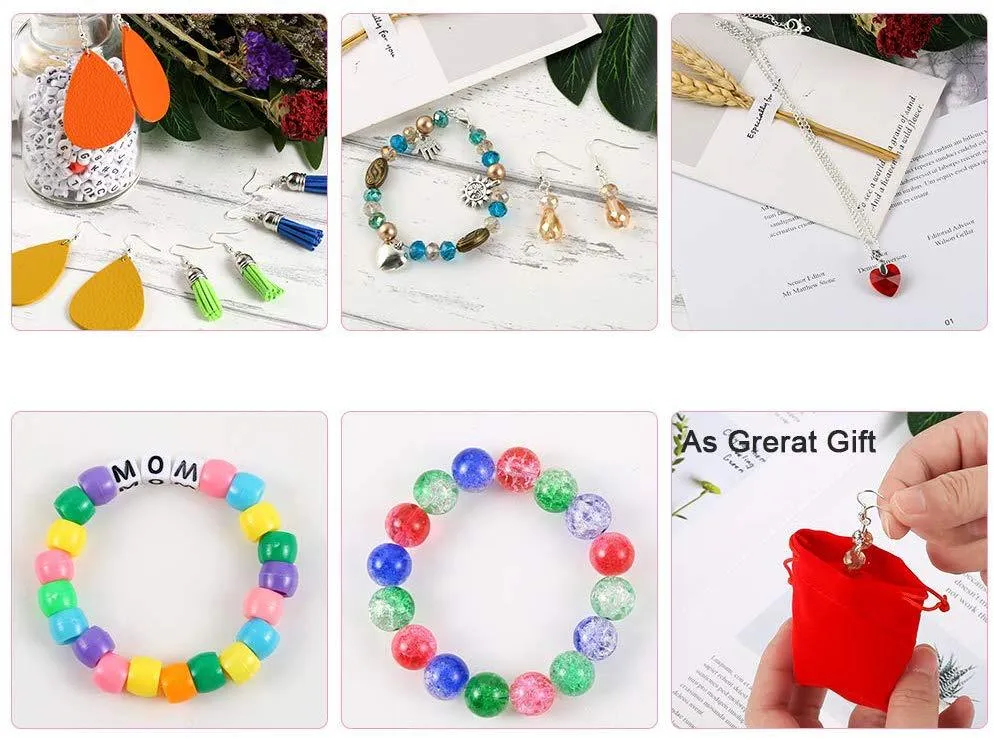 2400 Piece DIY Bracelet Making Kit