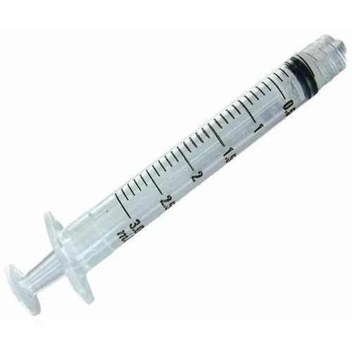 3 Cc Syringe Only, Luer Lock With Cap, Sterile - Box Of 100