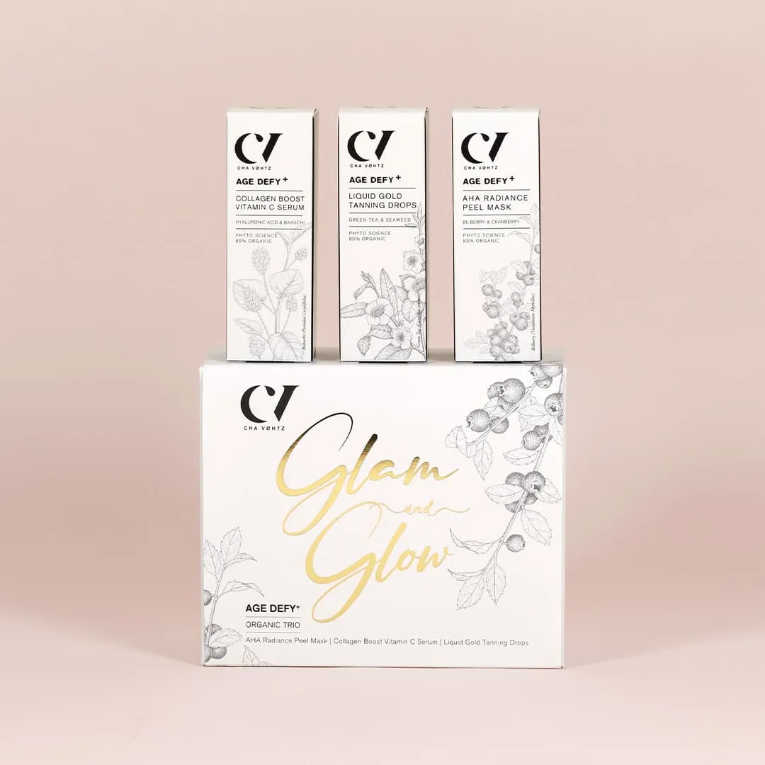 Age Defy  Glam and Glow Organic Trio