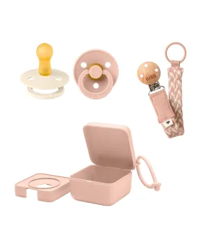 BIBS Dummies Bundle Size 1 (3 Pieces) – Blush