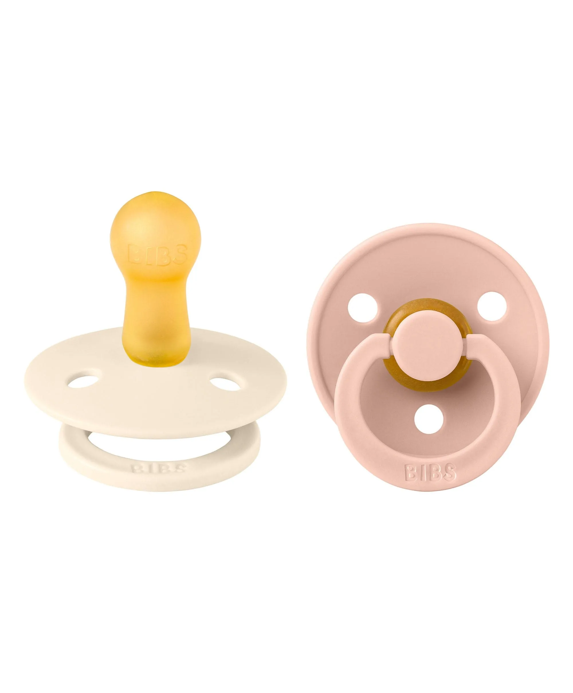 BIBS Dummies Bundle Size 1 (3 Pieces) – Blush