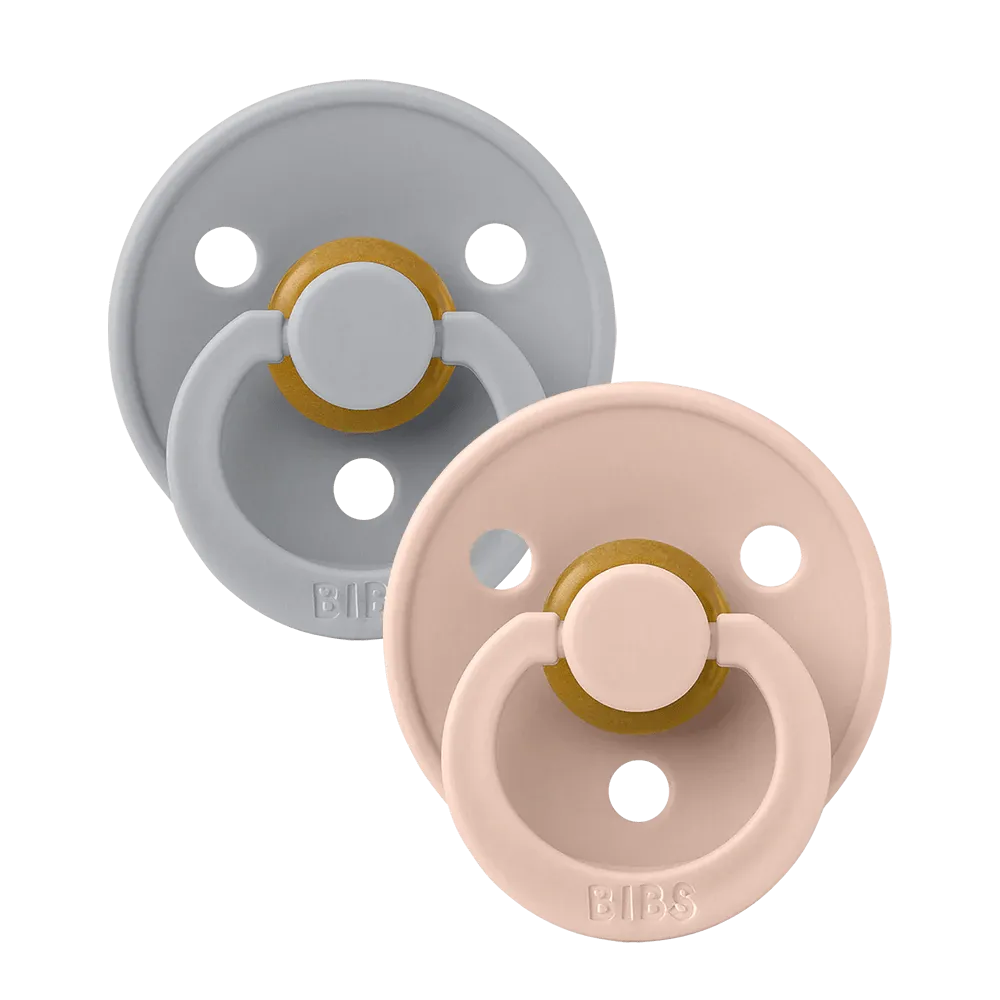BIBS Pacifier 2 PK Cloud/Blush