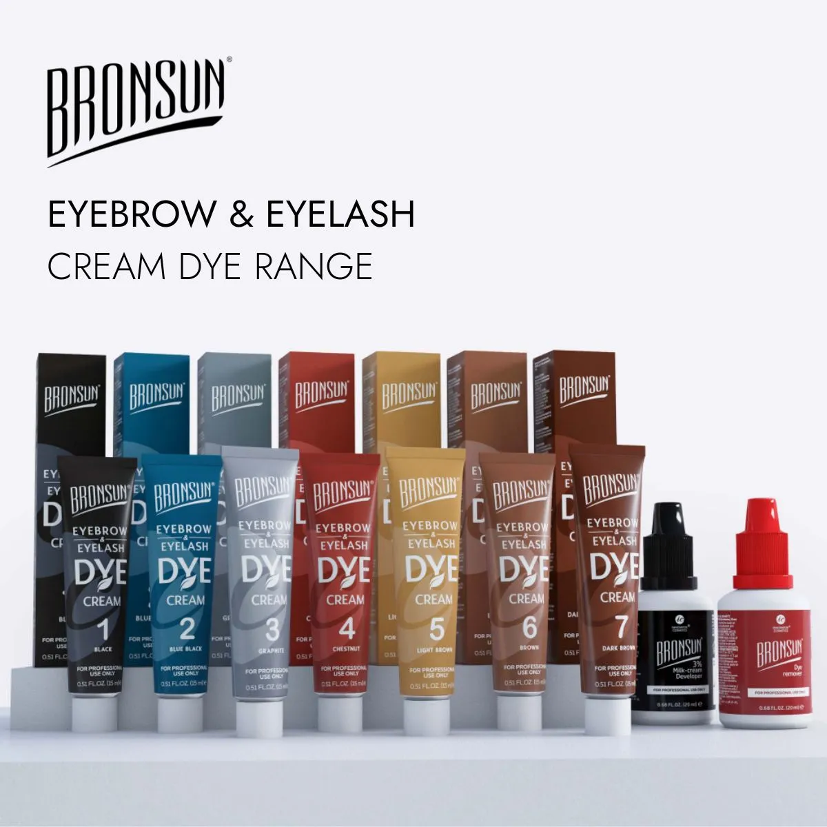 Bronsun Lash & Brow Cream Dye - #6 Brown