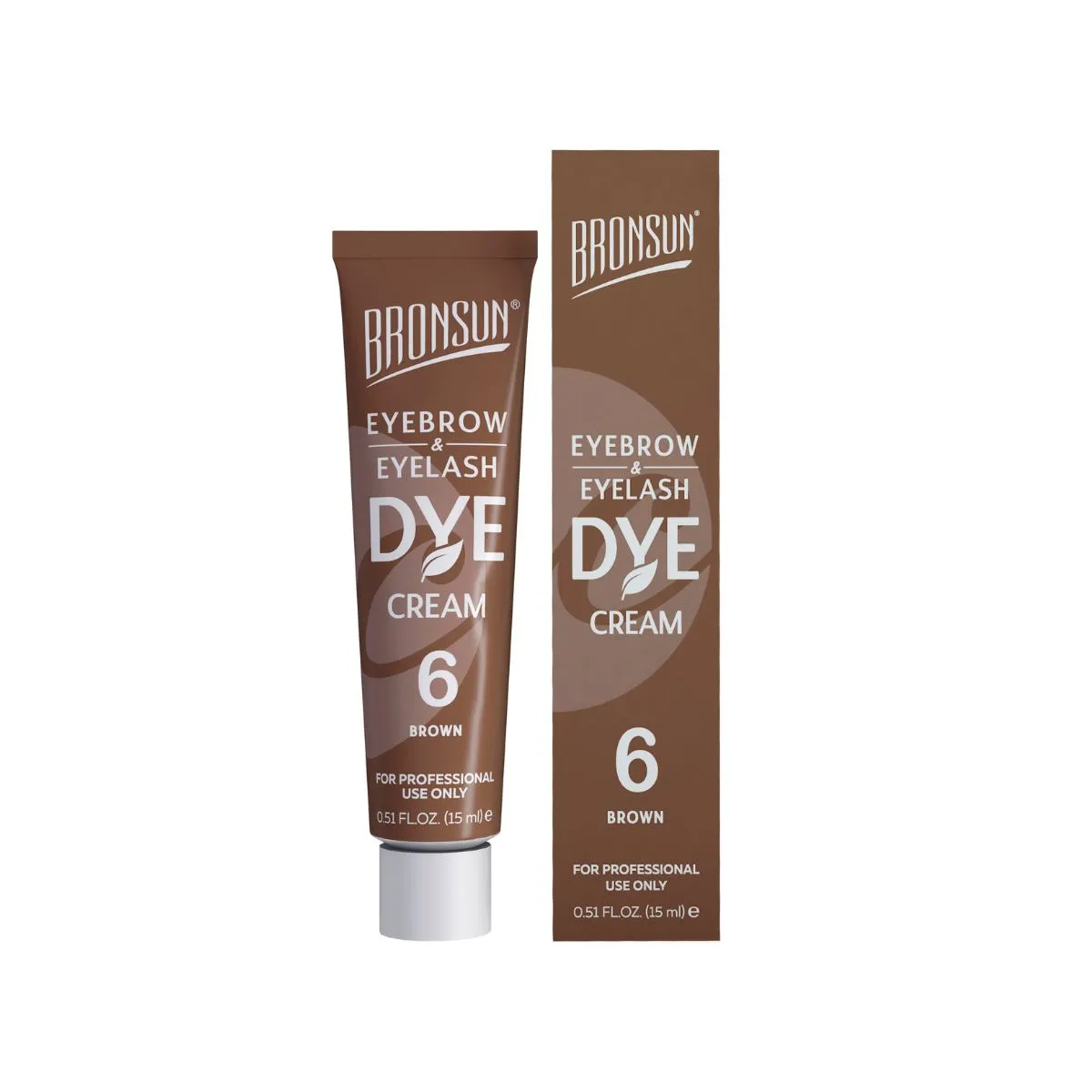 Bronsun Lash & Brow Cream Dye - #6 Brown