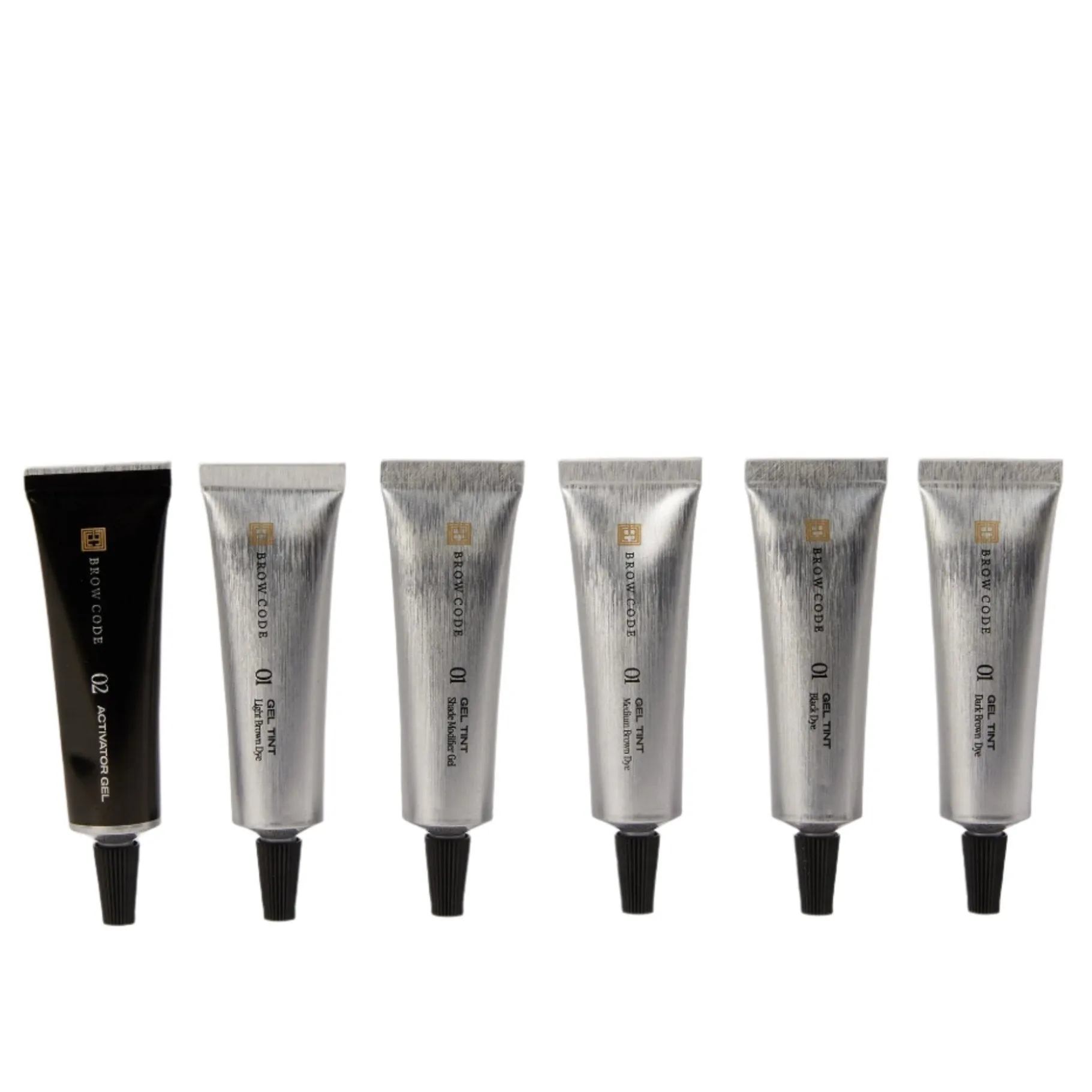 BROW CODE - Gel Tint Kit (4 Colours   Modifier   Activator)