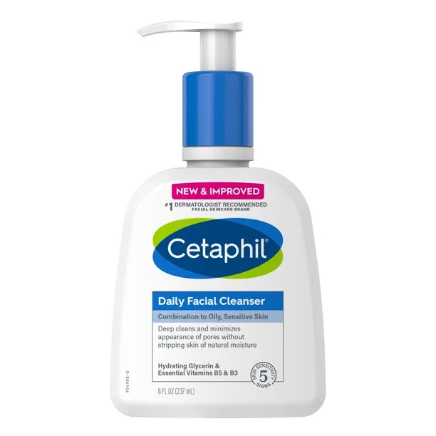 Cetaphil Hydrating Foaming Cream Cleanser Dry to Normal Skin 8 oz