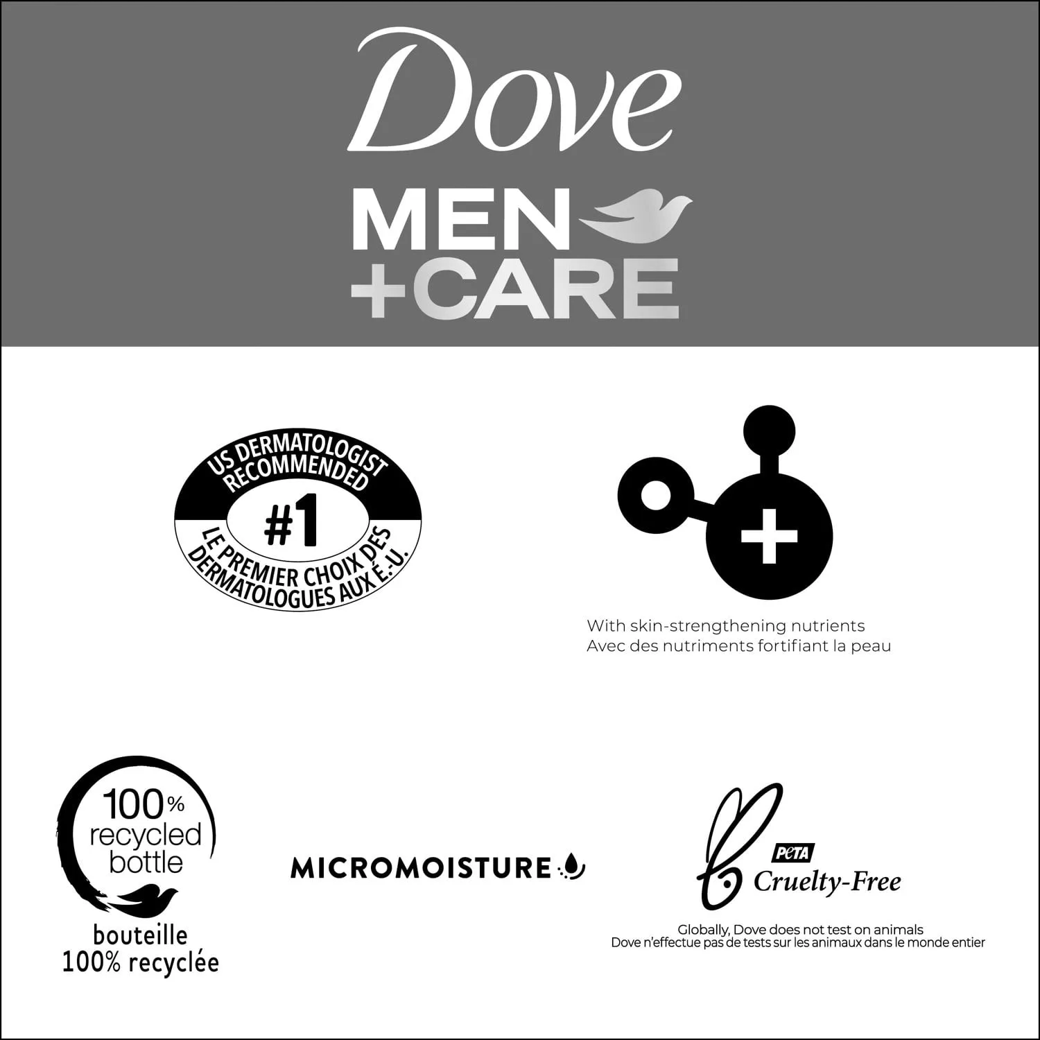 Dove Men Care Extra Fresh Refreshing Hydrating Face and Body Wash, 18 fl oz