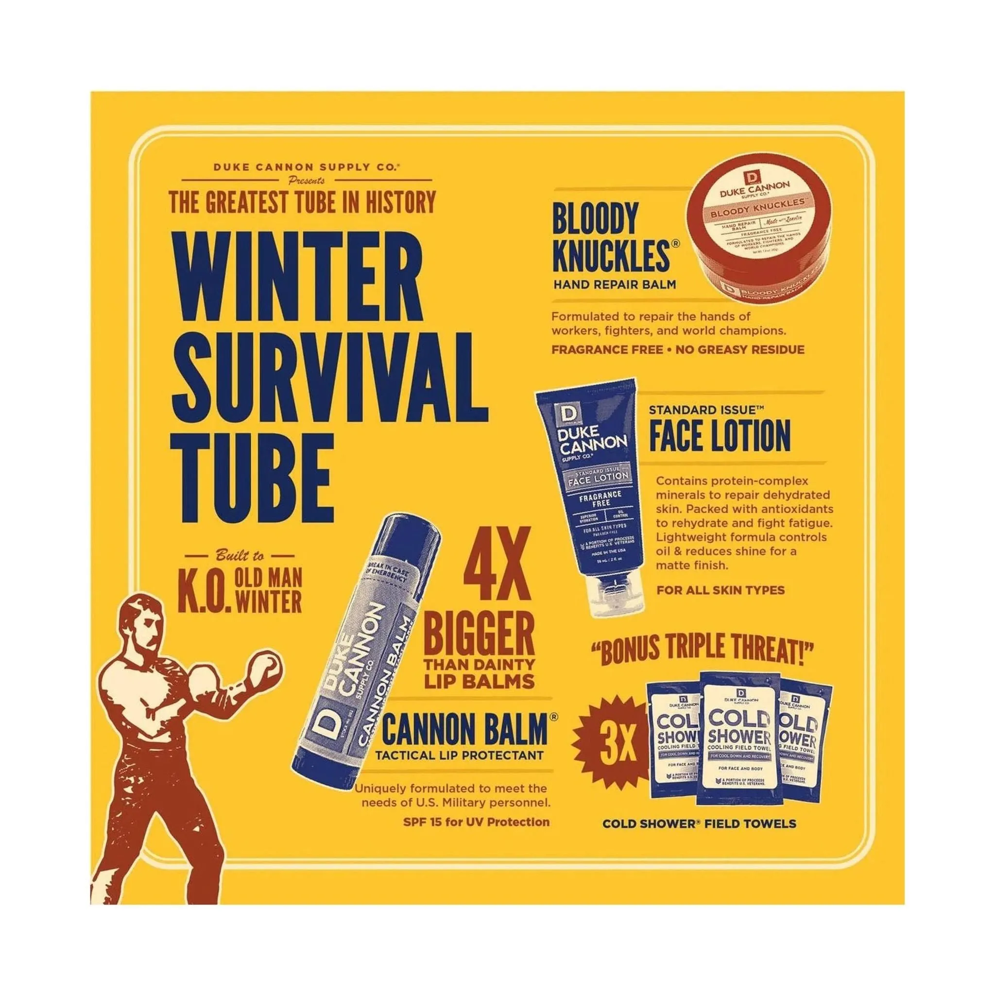 Duke Cannon Winter Survival Tube - Black