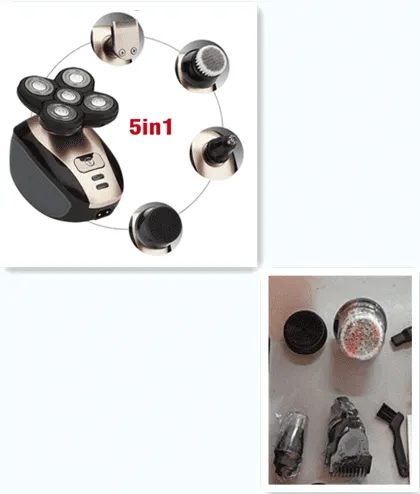 Electric Shaver and Grooming Kit