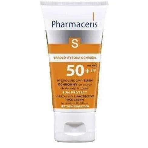 ERIS Pharmaceris S lipid protective cream to the face for adults and children SPF50   50ml