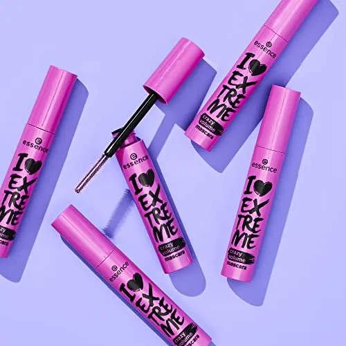 essence | I Love Extreme Volume Mascara Crazy Volume | Paraben Free | Cruelty Free | Black (Pack of 1, Crazy Volume)
