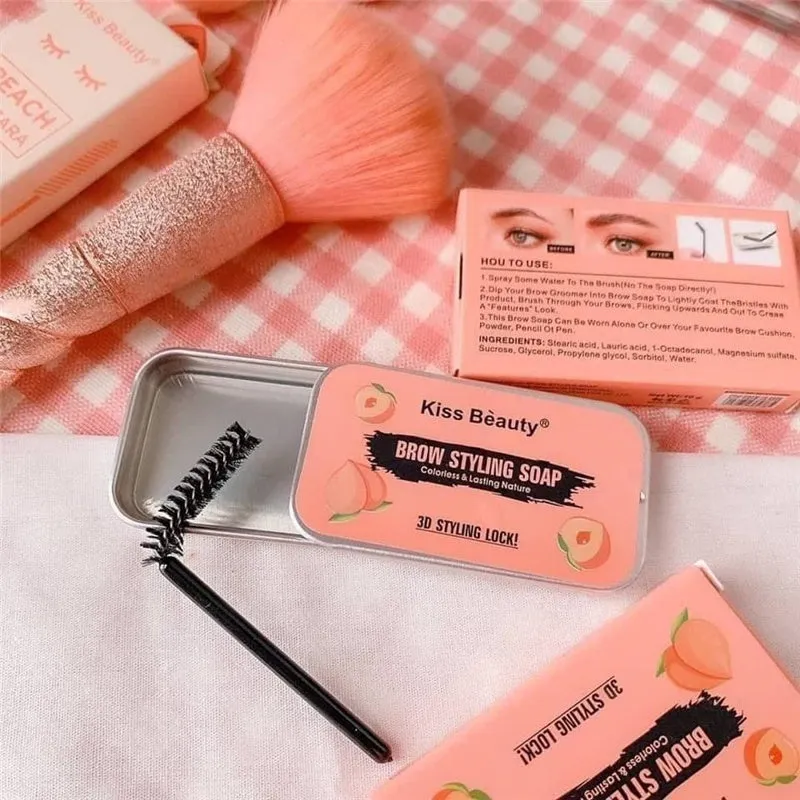 Eyebrow Styling Gel Brows Wax Sculpt Soap Waterproof Long-Lasting 3D Feathery Wild Brow Styling/ Easy To Wear Eyebrow Makeup