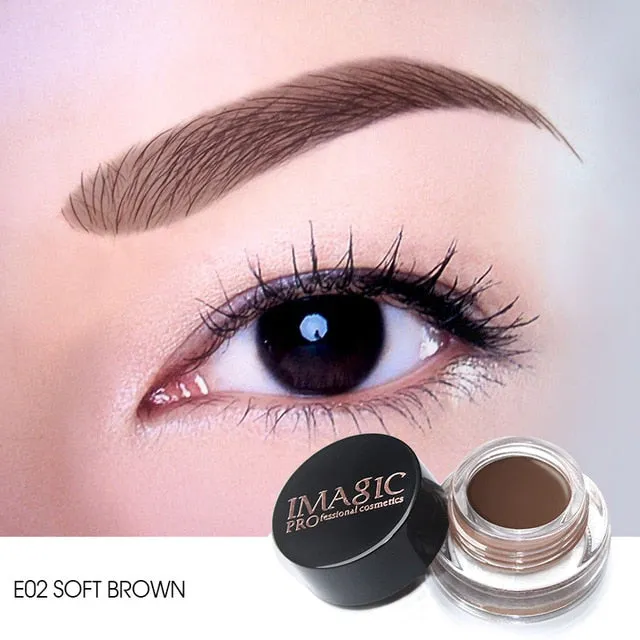IMAGIC New Arrivals  Professional Eyebrow Gel 6 Colors High Brow Tint Makeup Eyebrow Brown Eyebrow Gel With Brow Brush Tools