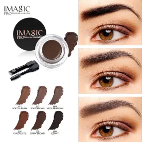 IMAGIC New Arrivals  Professional Eyebrow Gel 6 Colors High Brow Tint Makeup Eyebrow Brown Eyebrow Gel With Brow Brush Tools