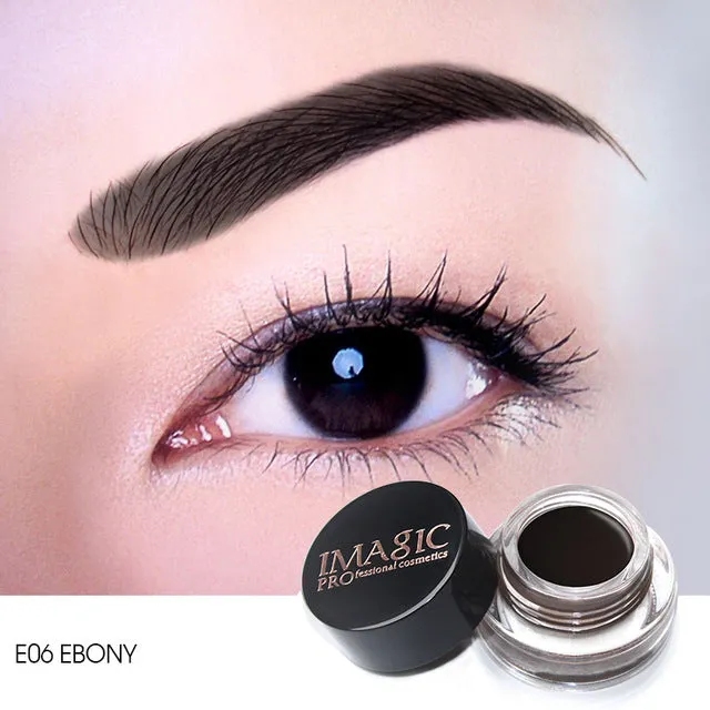 IMAGIC New Arrivals  Professional Eyebrow Gel 6 Colors High Brow Tint Makeup Eyebrow Brown Eyebrow Gel With Brow Brush Tools