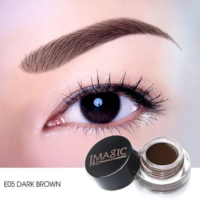 IMAGIC New Arrivals  Professional Eyebrow Gel 6 Colors High Brow Tint Makeup Eyebrow Brown Eyebrow Gel With Brow Brush Tools