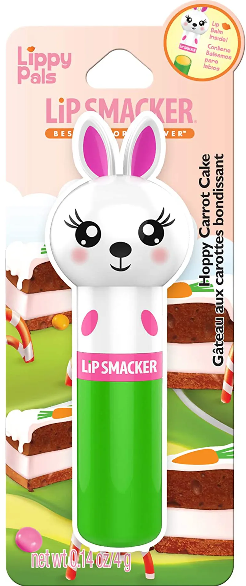 Lip Smacker Lippy Pal Lip Balm, Foxy Apple Flavor with Kitten, Water-Meow-Lon, 0.14 Ounce
