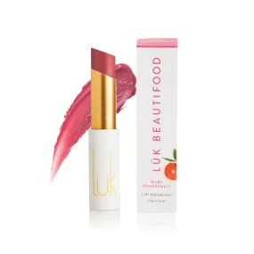 Luk Beautifood Lip Nourish – Ruby Grapefruit Natural Lipstick