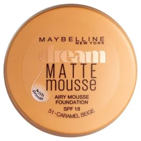 Maybelline Dream Matte Mousse Make Up Foundation   Primer 51 Caramel Beige