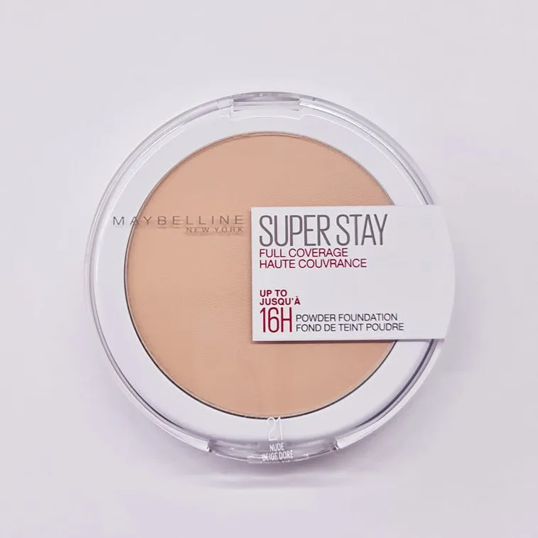 Maybelline Superstay Full Coverage 16HR Powder Foundation 21 Nude