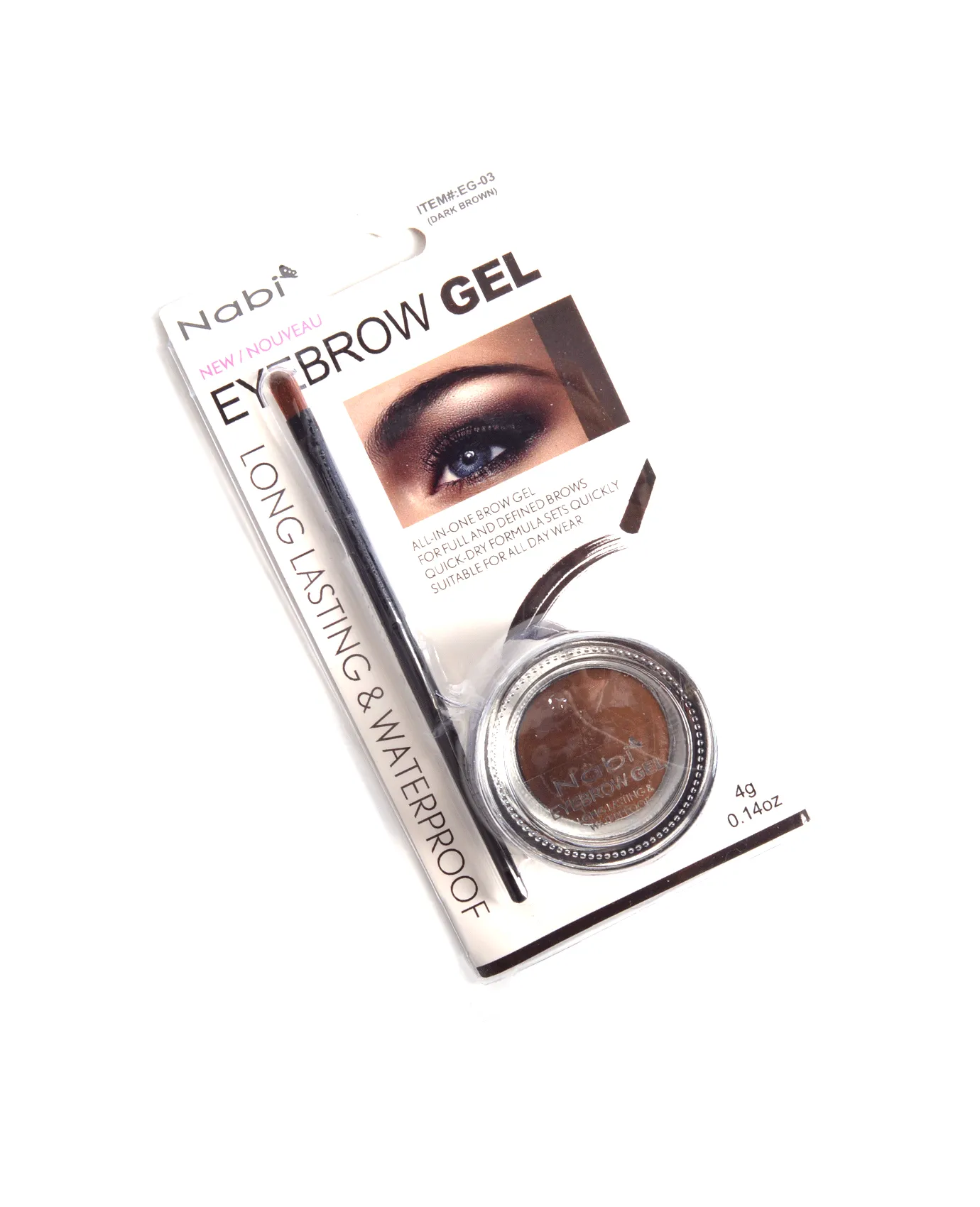 Nabi Eyebrow Gel- Dark Brown