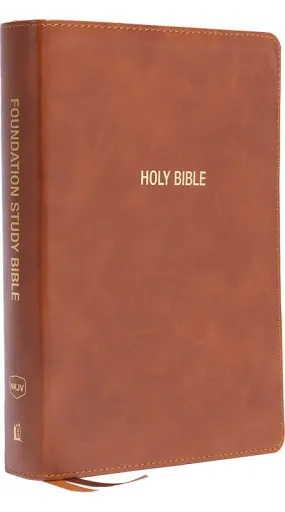 NKJV Foundation Study Bible, Large Print, Brown, Red Letter