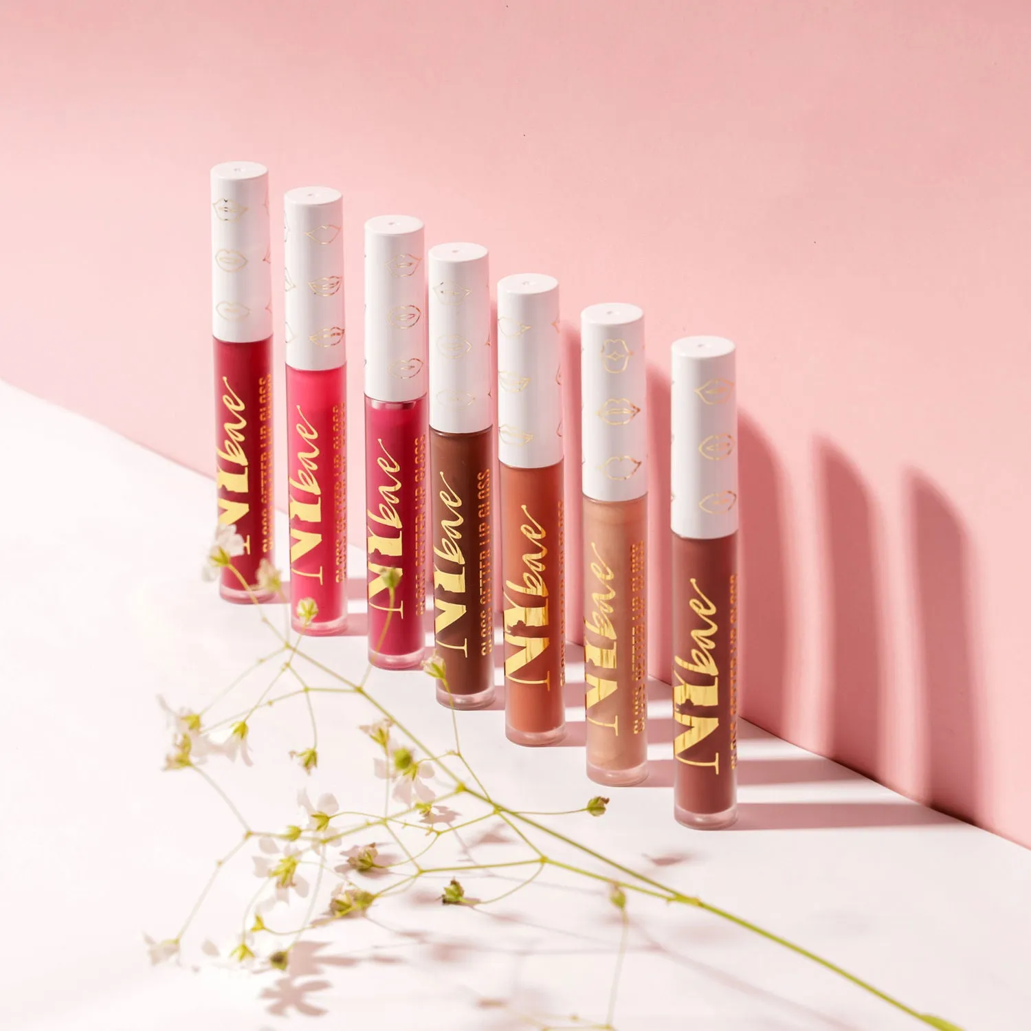 NY Bae Gloss Getter Lip Gloss | Shiny Satin Finish | Light Weight | Non-Sticky - Cherry Crush 03 (2.8 ml)