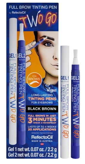 RefectoCil Two Go Pen - Black Brown