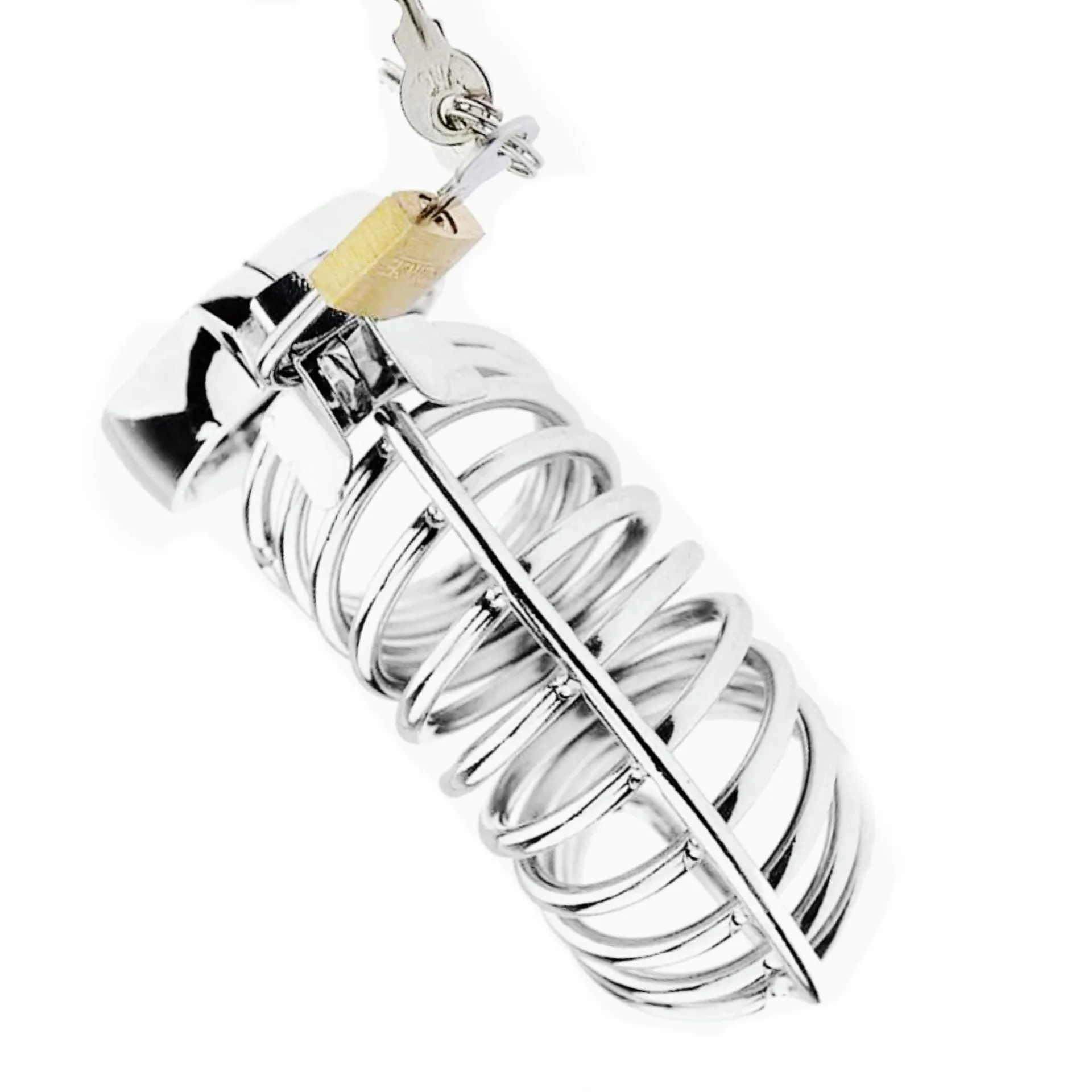Stainless Steel Hunchback Chastity Cage