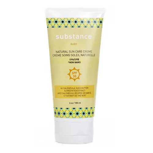 Substance - Crème Solaire Naturel - Bébé 180ml||Substance - Natural Sun Care Cream - Baby -180ml