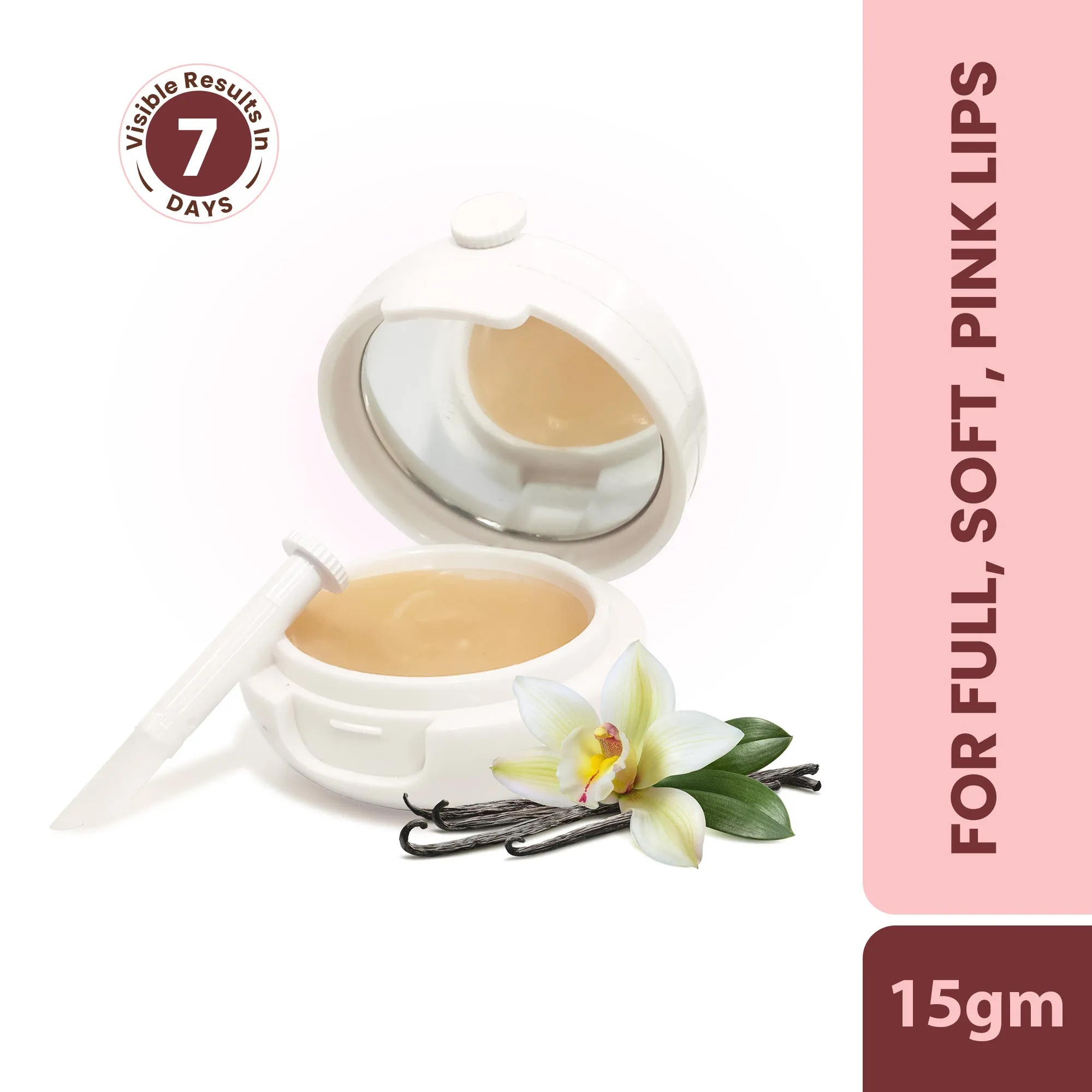 Vanilla Lip Care with White Haldi for Shiny and Hydrated Lips