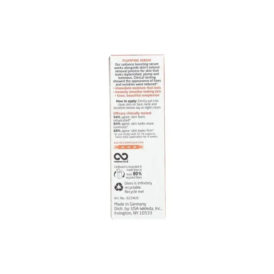 Weleda Plumping Serum-Pomegranate & Maca Peptides 1.0 fl oz. Serum